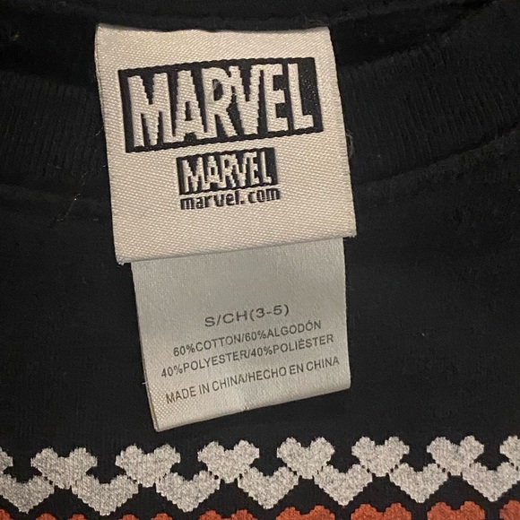 Marvel Super heroes Sweatshirt Small Vintage Marvel All Over Print Jumper Pullo - Picture 2 of 3